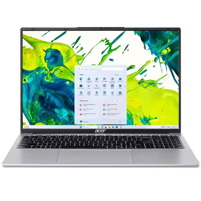16221bae8342d637a77260eb679bc940232a5848_1761503665-2.jpg لپ تاپ 16 اینچی ایسر مدل Aspire Lite AL16-54P-39U1-i3 1305U-32GB DDR5 4800MHz-512GB SSD-IPS - تصویر 1