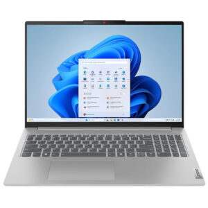 لپ تاپ 16 اینچی لنوو مدل IdeaPad Slim 5 16IRU9، پردازنده Core 7 150U، رم 16 گیگابایت LPDDR5X، حافظه SSD با ظرفیت 1 ترابایت، نمایشگر WUXGA IPS با نرخ نوسازی 60 هرتز، حسگر اثر انگشت و کیبورد با نور پسزمینه سفید، سیستم عامل ویندوز