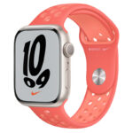 ساعت هوشمند اپل مدل  Series 7 45mm Aluminum Case with Nike Sport Band دارای قابلیت های صفحه نمایش لمسی بند سیلیکون - تصویر 7