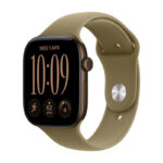 ساعت هوشمند 46 میلی‌متری اپل مدل Watch Series 12 Aluminum Case با بند سیلیکونی، سازگار با iOS