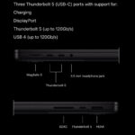 لپ‌تاپ 14.2 اینچی اپل مدل MacBook Pro MGDT4 2026 LLA با پردازنده M5 Pro، رم 24 گیگابایت، حافظه SSD با ظرفیت 2 ترابایت، صفحه‌نمایش Liquid Retina Mini-LED با نرخ نوسازی 120 هرتز، 3 درگاه Thunderbolt 5.0 و پشتیبانی از Wi-Fi 7 - تصویر 4