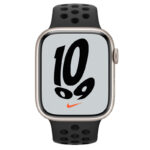 ساعت هوشمند اپل مدل  Series 7 45mm Aluminum Case with Nike Sport Band دارای قابلیت های صفحه نمایش لمسی بند سیلیکون - تصویر 5