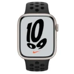 ساعت هوشمند اپل مدل  Series 7 45mm Aluminum Case with Nike Sport Band دارای قابلیت های صفحه نمایش لمسی بند سیلیکون - تصویر 6