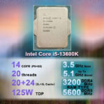 پردازنده مرکزی اینتل مدل Core i5 13600K-Tray - تصویر 3