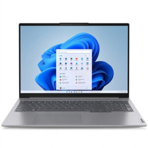 لپتاپ 16 اینچی لنوو ThinkBook 16 G6 IRL با پردازنده Core i3-1315U، رم 8 گیگابایت DDR5، حافظه SSD با ظرفیت 512 گیگابایت، نمایشگر IPS با وضوح WUXGA، حسگر اثر انگشت و وبکم FHD