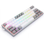 کیبورد مخصوص بازی ردراگون مدل FIZZ K617-GREY/WHITE - تصویر 5