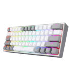 کیبورد مخصوص بازی ردراگون مدل FIZZ K617 WHITE/GREY - تصویر 6