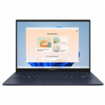 لپ تاپ 14 اینچی ایسوس مدل Zenbook 14 UM3405GA-Ryzen AI 9 465-16GB LPDDR5X-512GB SSD-Touch-Backlit-W