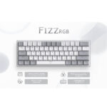 کیبورد مخصوص بازی ردراگون مدل FIZZ K617-GREY/WHITE - تصویر 8