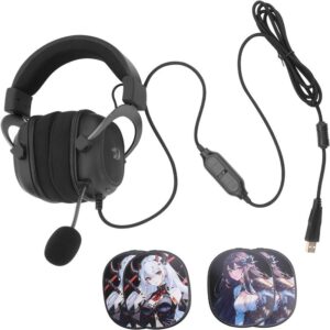 هدست گیمینگ باسیم ردراگون مدل ZEUS H510-MS صدای 7.1 کاناله