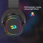 هدست گیمینگ باسیم ردراگون مدل ZEUS H510-MS صدای 7.1 کاناله - تصویر 6