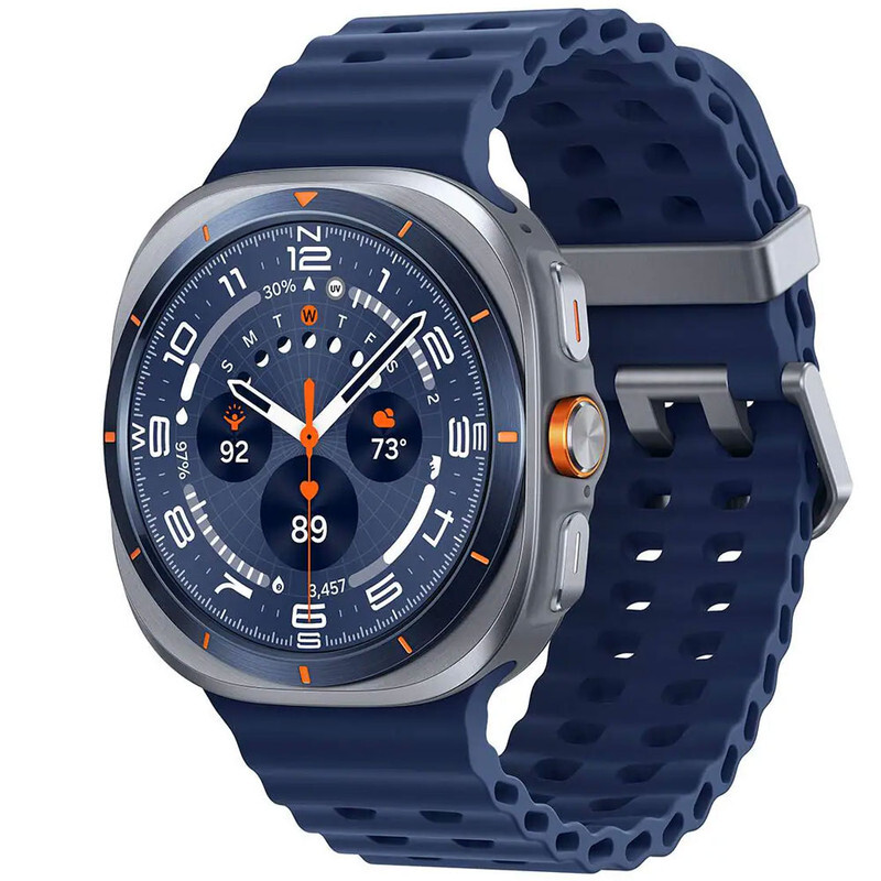 samsung-watch-19933883-1-bf71be76.jpg ساعت هوشمند 47 میلیمتری سامسونگ مدل Galaxy Watch Ultra 2025 با بند مارین - تصویر 1